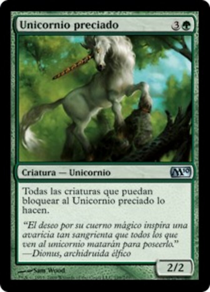 Unicornio preciado