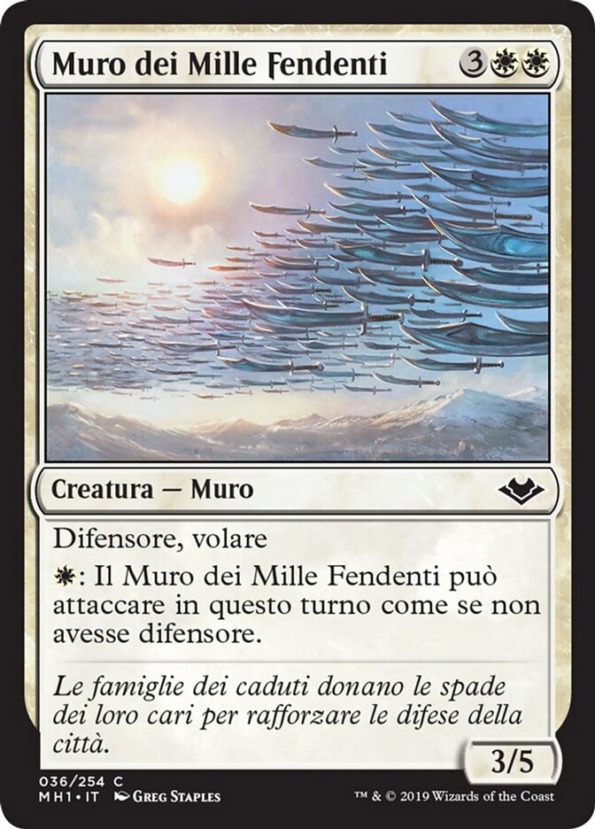 Muro dei Mille Fendenti