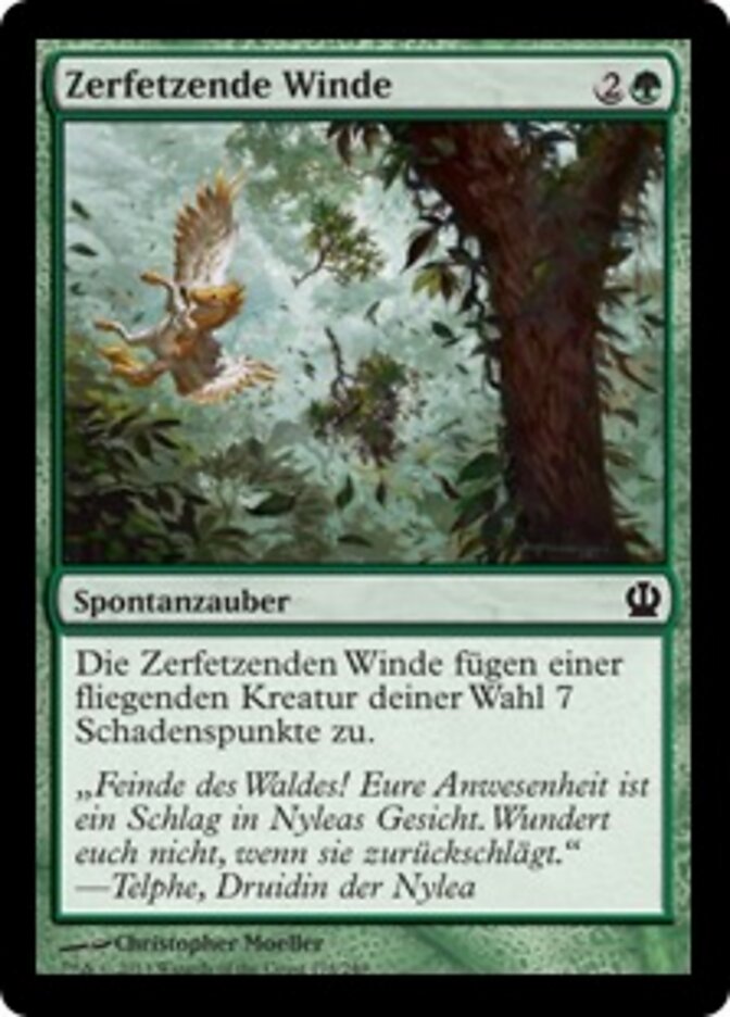 Zerfetzende Winde