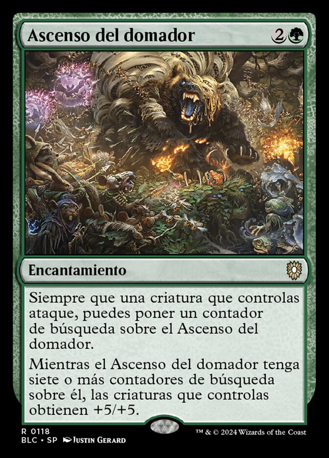 Ascenso del domador