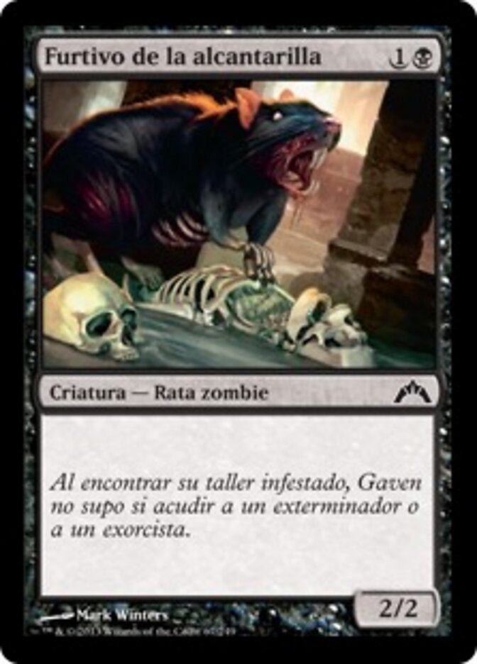 Furtivo de la alcantarilla