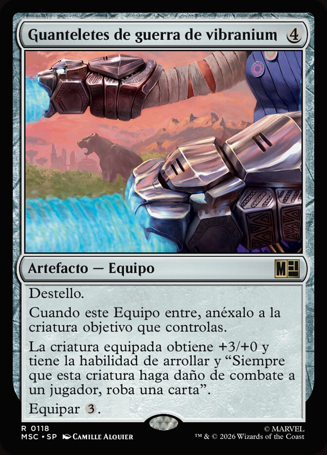 Guanteletes de guerra de vibranium