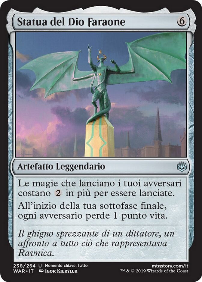 Statua del Dio Faraone