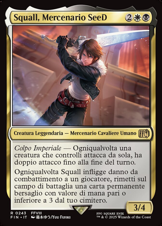Squall, Mercenario SeeD
