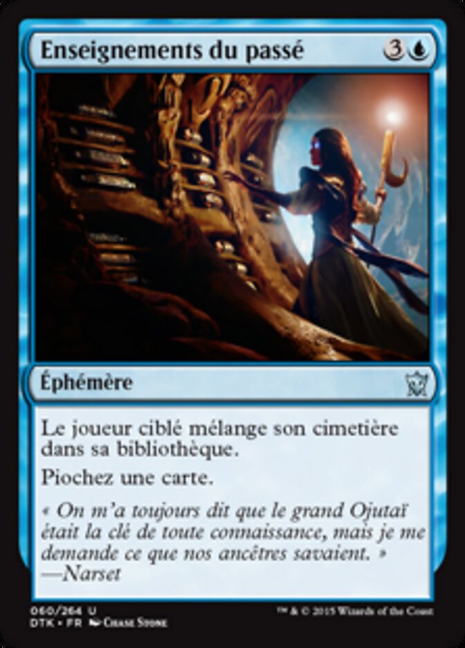 Enseignements du passé