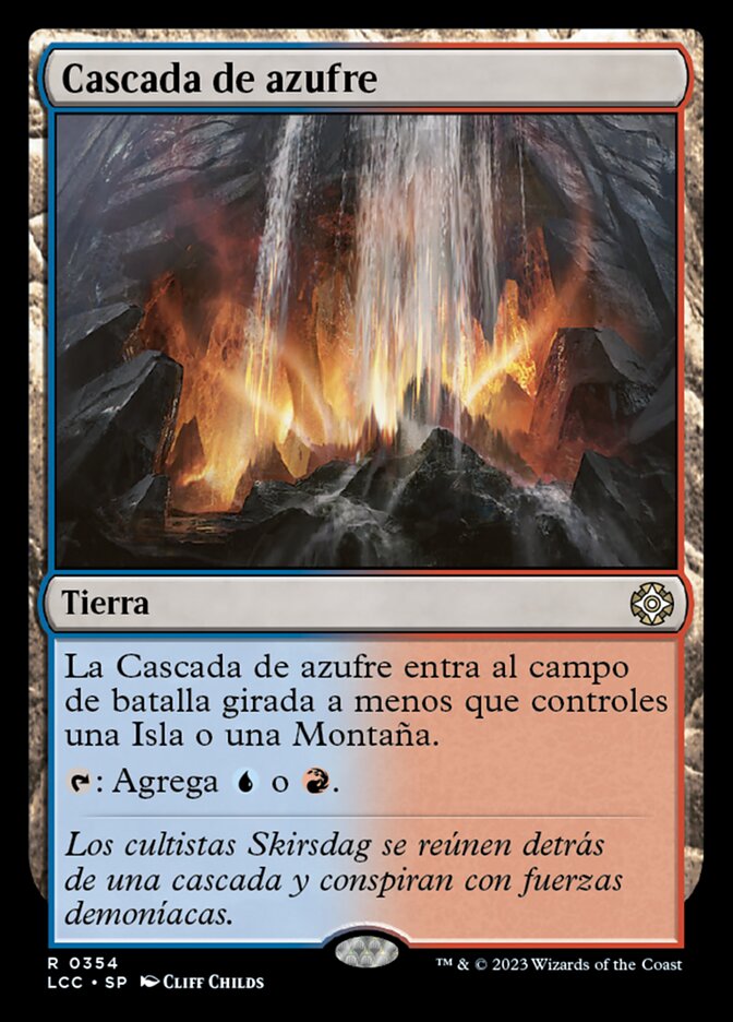 Cascada de azufre