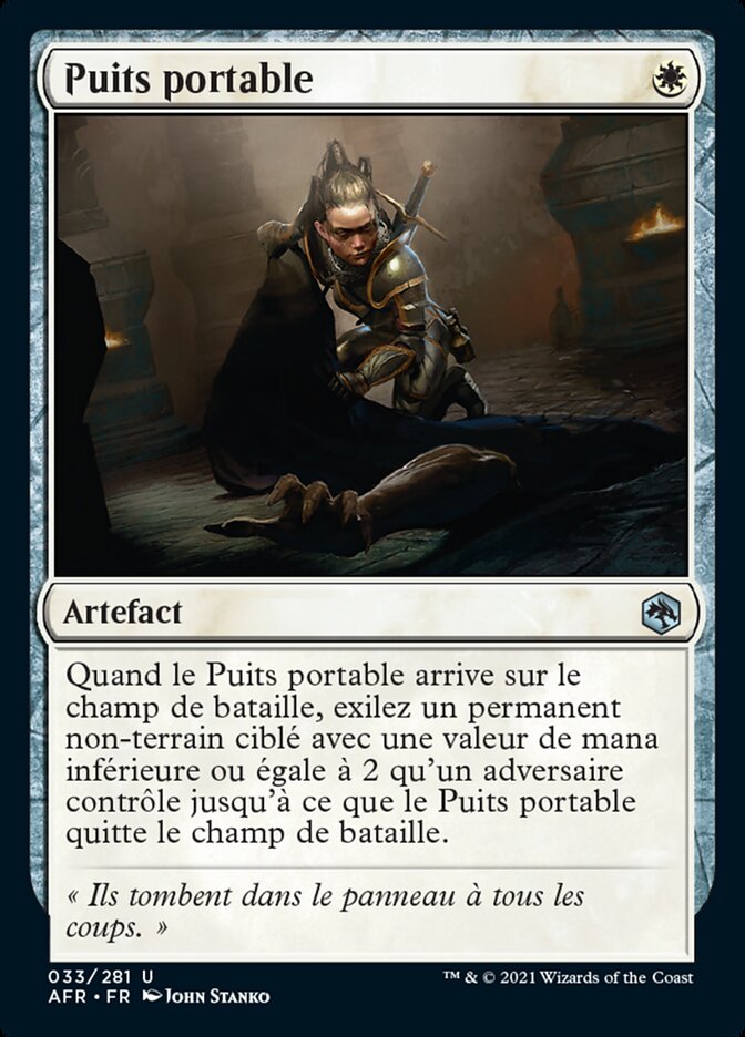 Puits portable