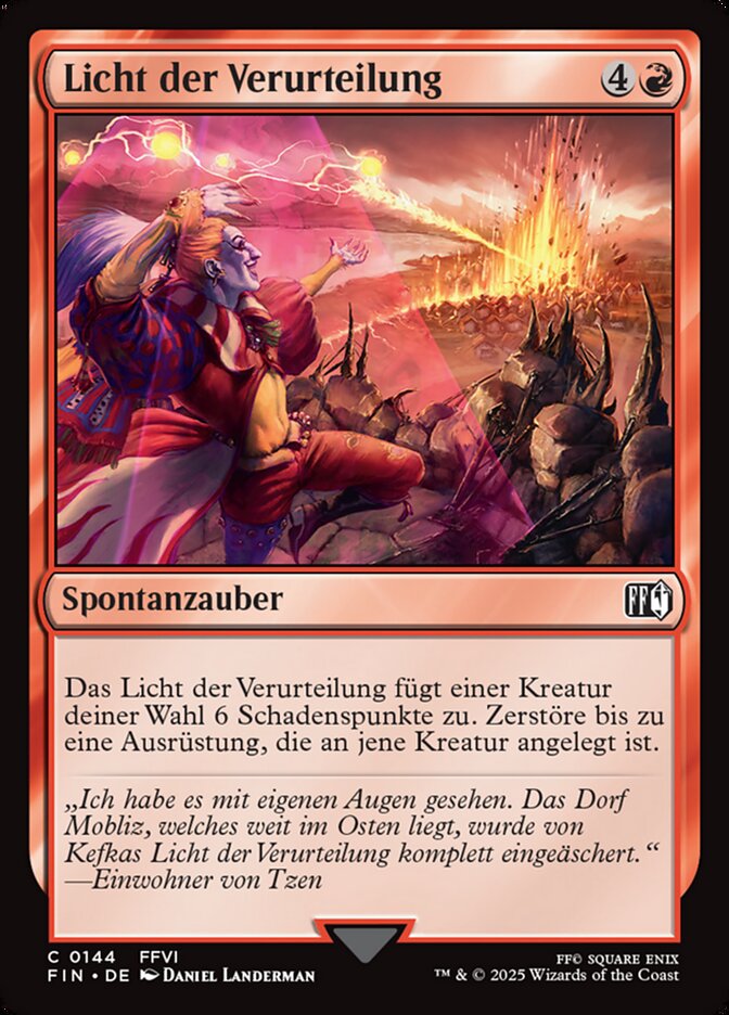 Licht der Verurteilung