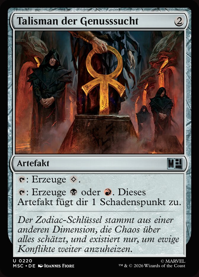 Talisman der Genusssucht
