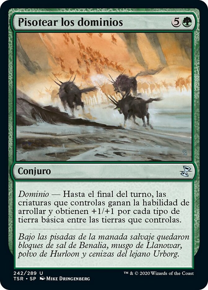 Pisotear los dominios
