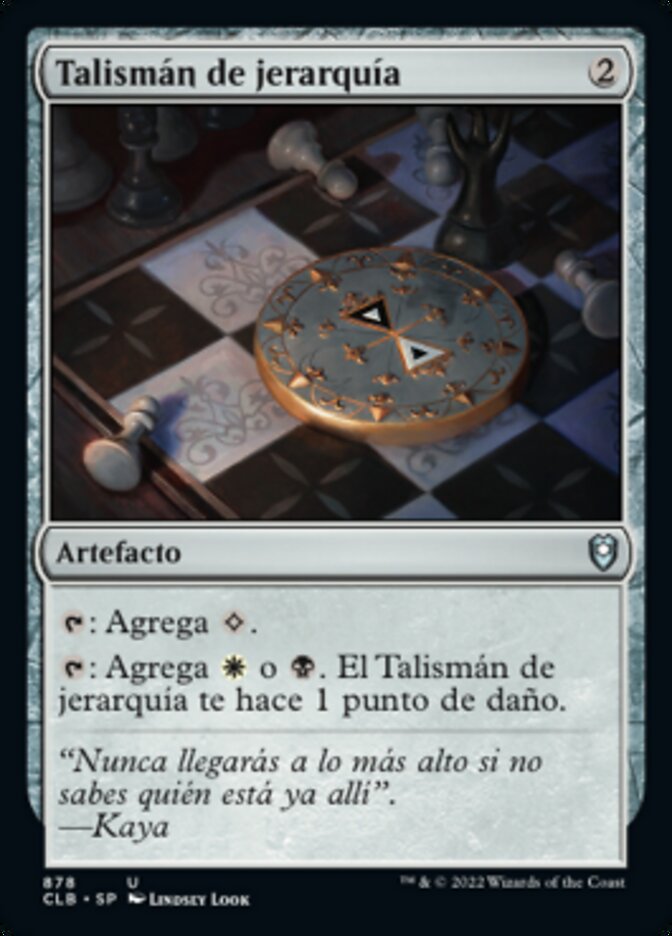 Talismán de jerarquía
