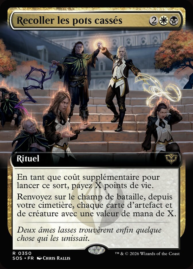 Recoller les pots cassés