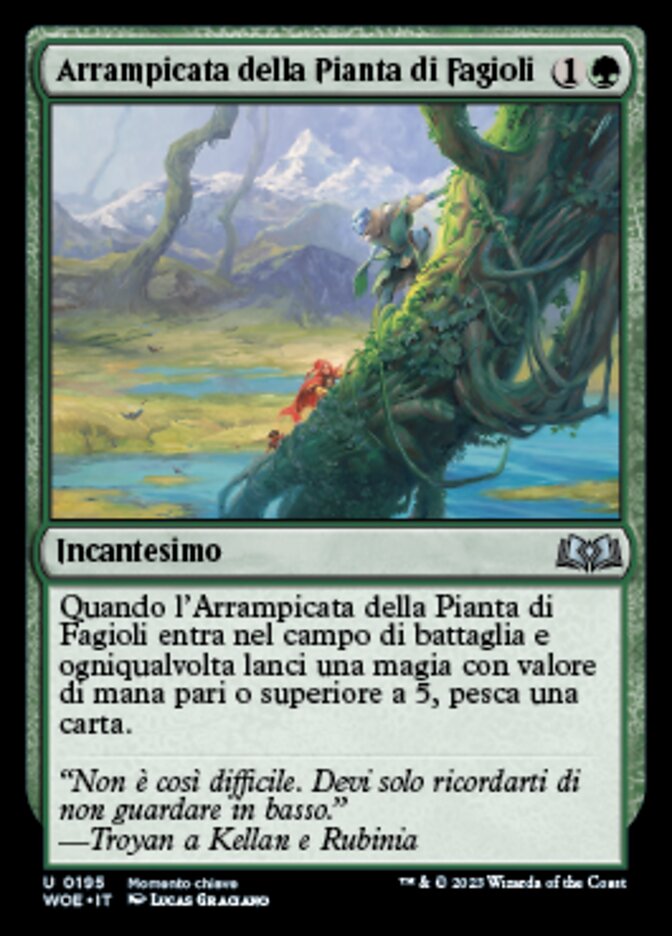 Arrampicata della Pianta di Fagioli