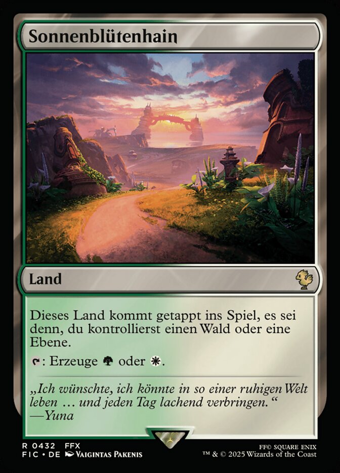 Sonnenblütenhain