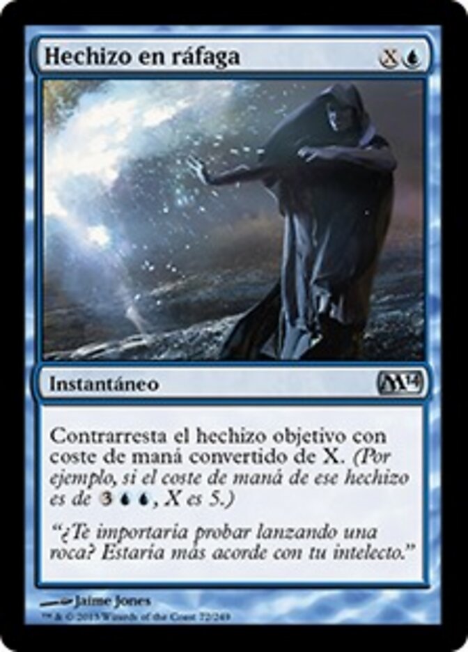 Hechizo en ráfaga