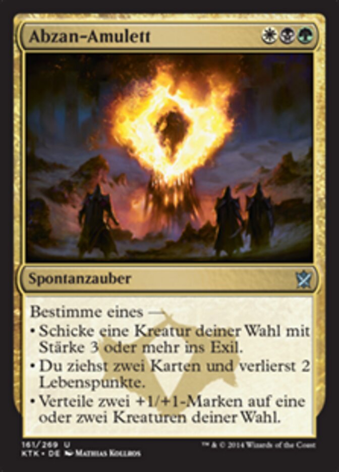 Abzan-Amulett