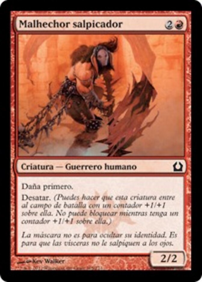Malhechor salpicador