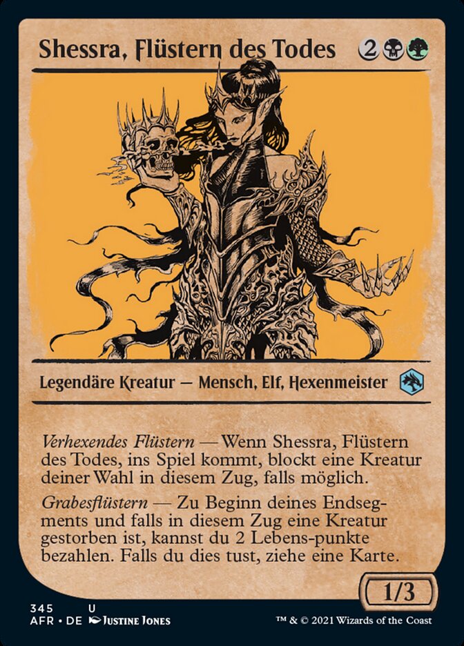 Shessra, Flüstern des Todes
