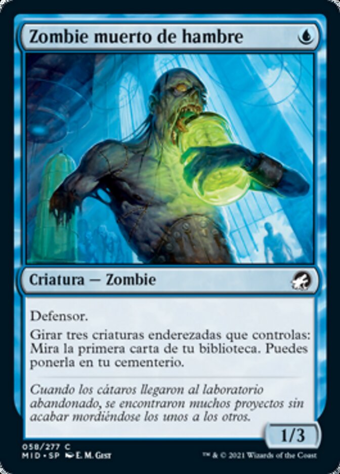 Zombie muerto de hambre