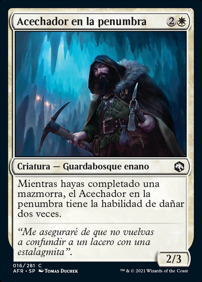 Acechador en la penumbra