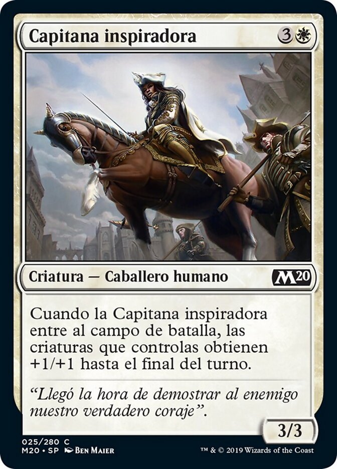 Capitana inspiradora