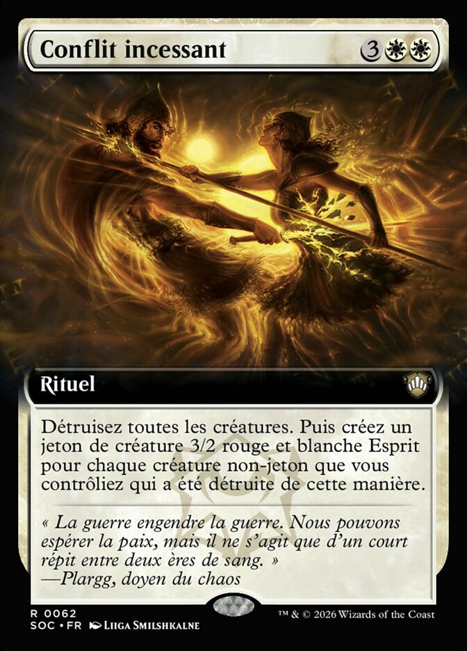 Conflit incessant