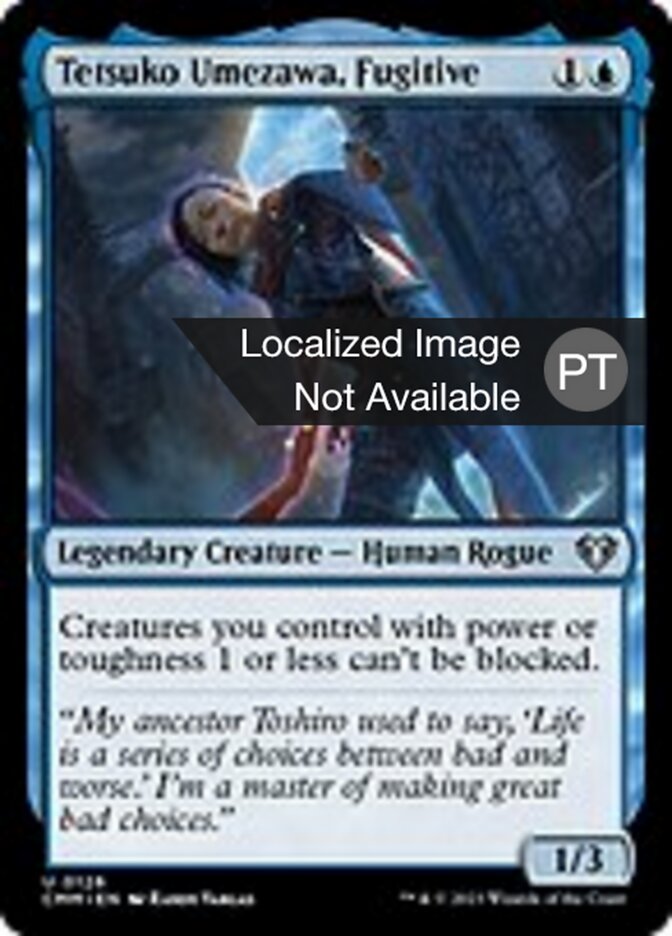 Tetsuko Umezawa, Fugitiva