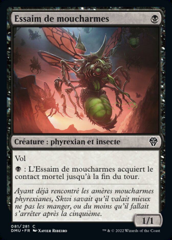 Essaim de moucharmes