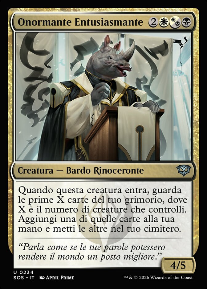 Onormante Entusiasmante