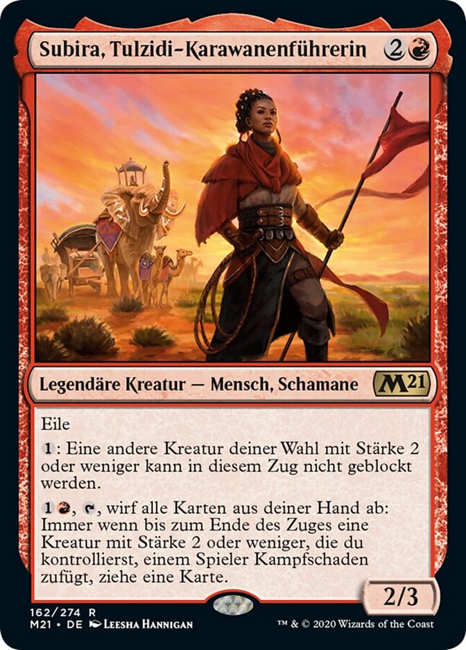 Subira, Tulzidi-Karawanenführerin
