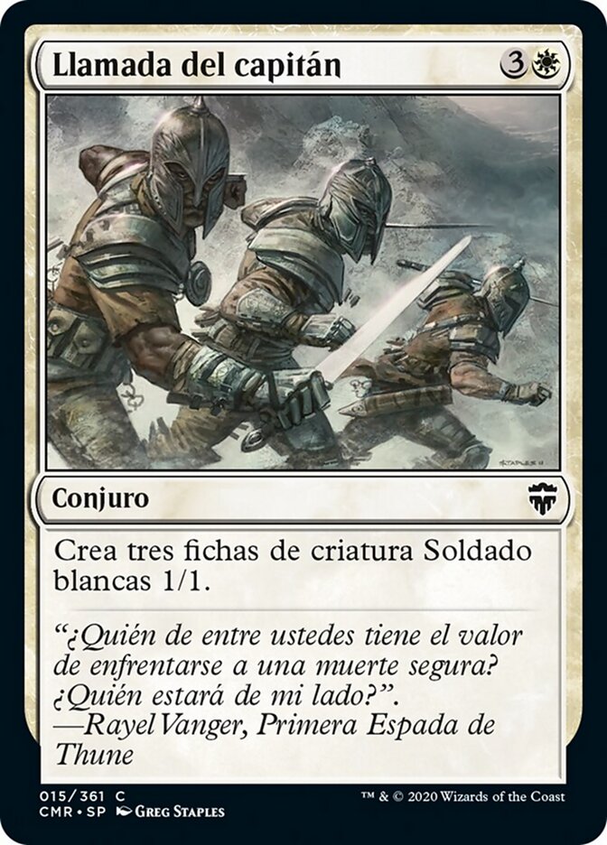 Llamada del capitán