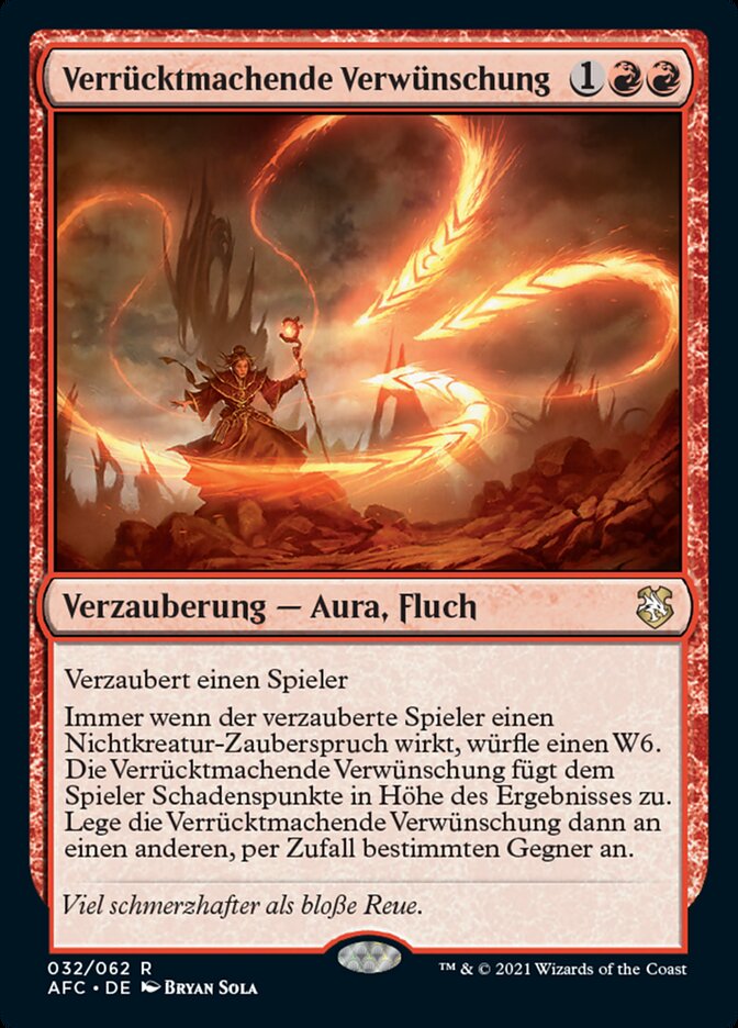 Verrücktmachende Verwünschung