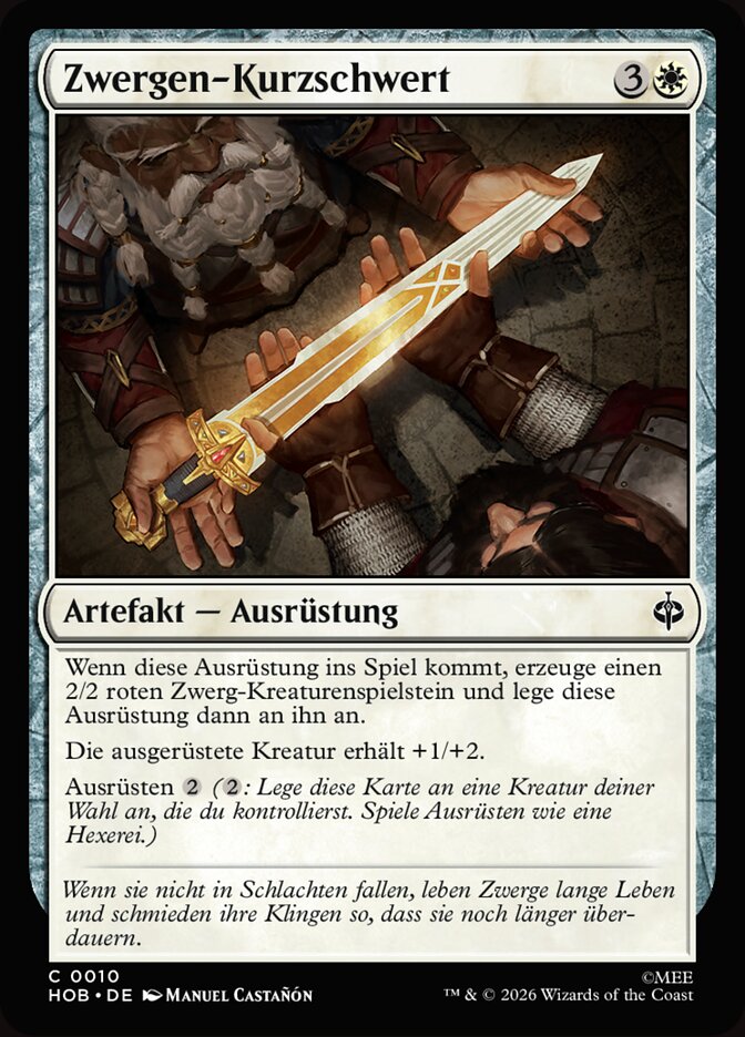 Zwergen-Kurzschwert
