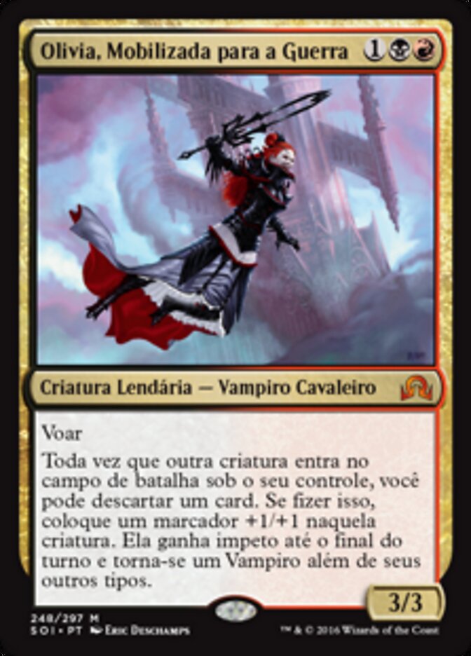 Olivia, Mobilizada para a Guerra