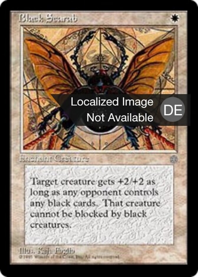 Schwarzer Skarabäus