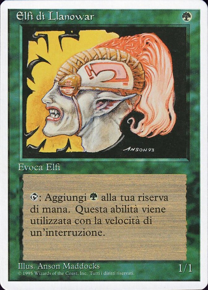 Elfi di Llanowar
