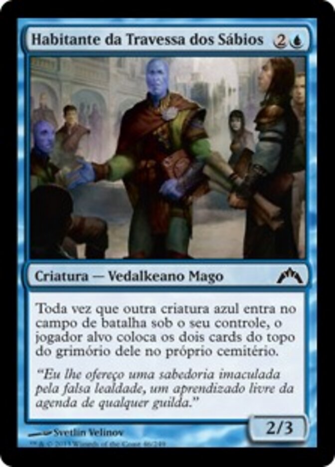 Habitante da Travessa dos Sábios