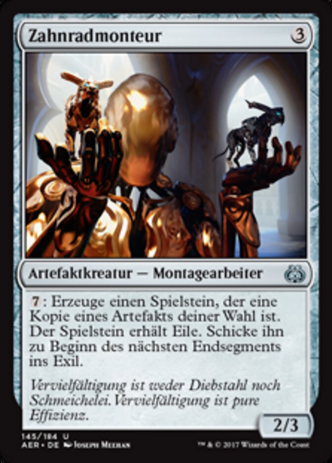 Zahnradmonteur