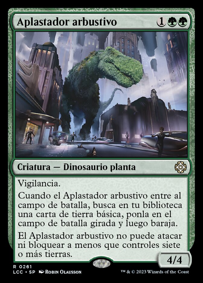 Aplastador arbustivo