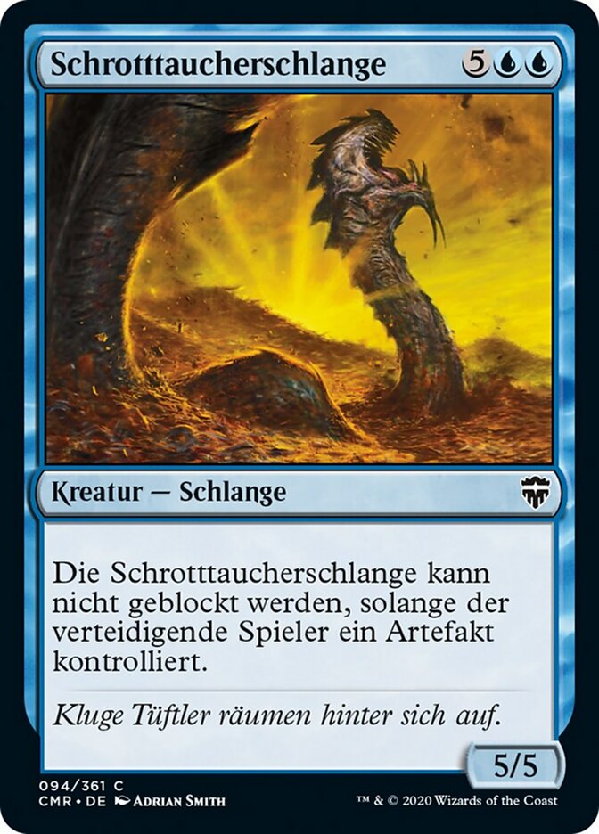 Schrotttaucherschlange