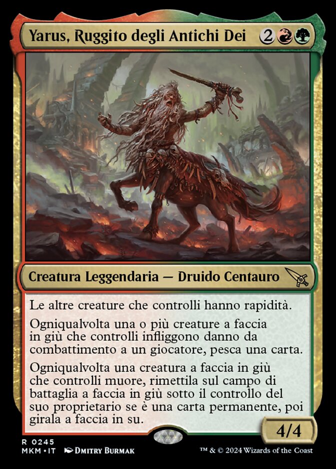 Yarus, Ruggito degli Antichi Dei