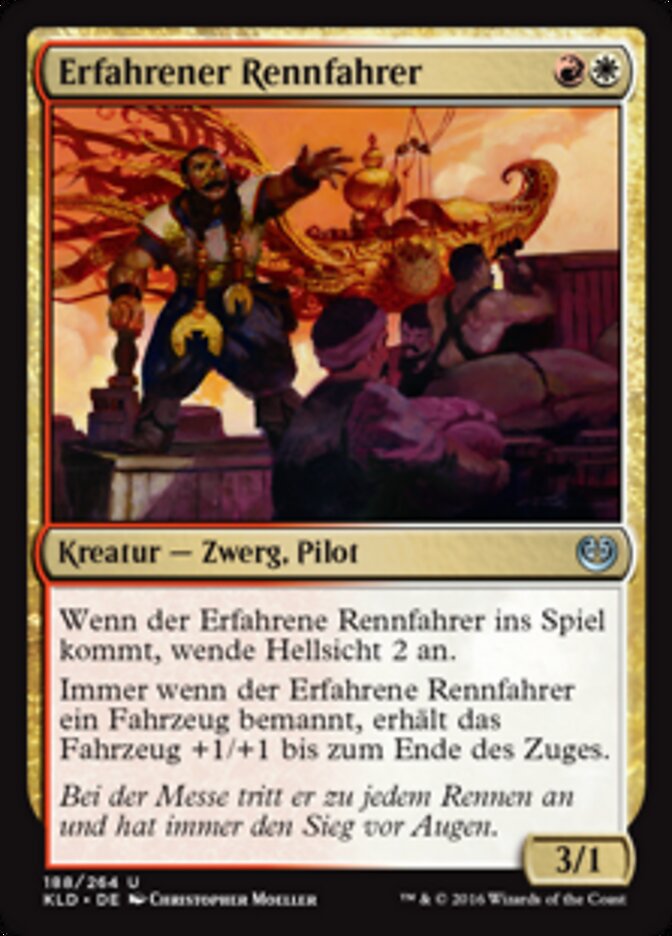 Erfahrener Rennfahrer