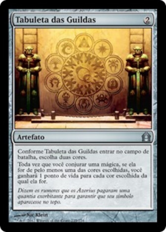 Tabuleta das Guildas