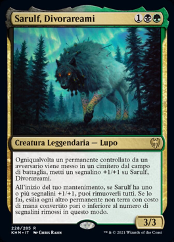 Sarulf, Divorareami