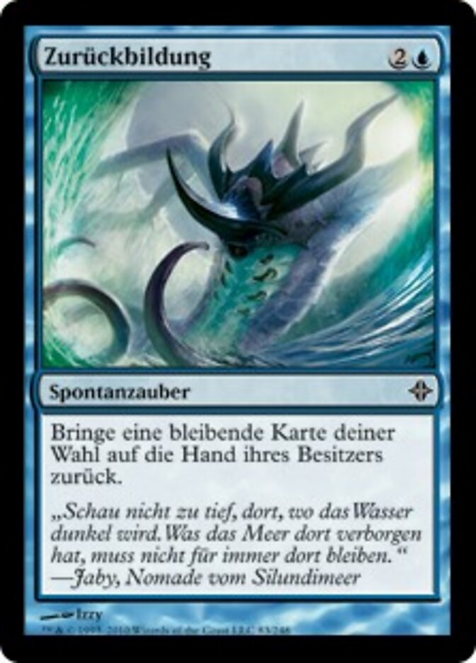 Zurückbildung
