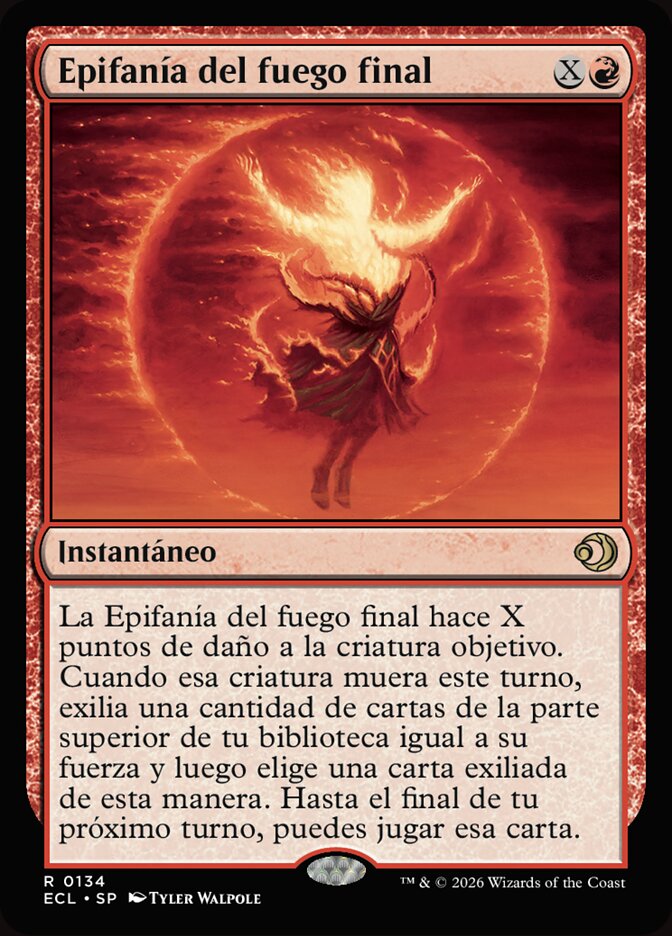 Epifanía del fuego final