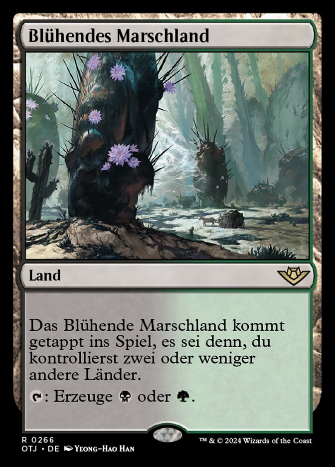 Blühendes Marschland