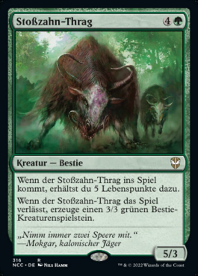 Stoßzahn-Thrag