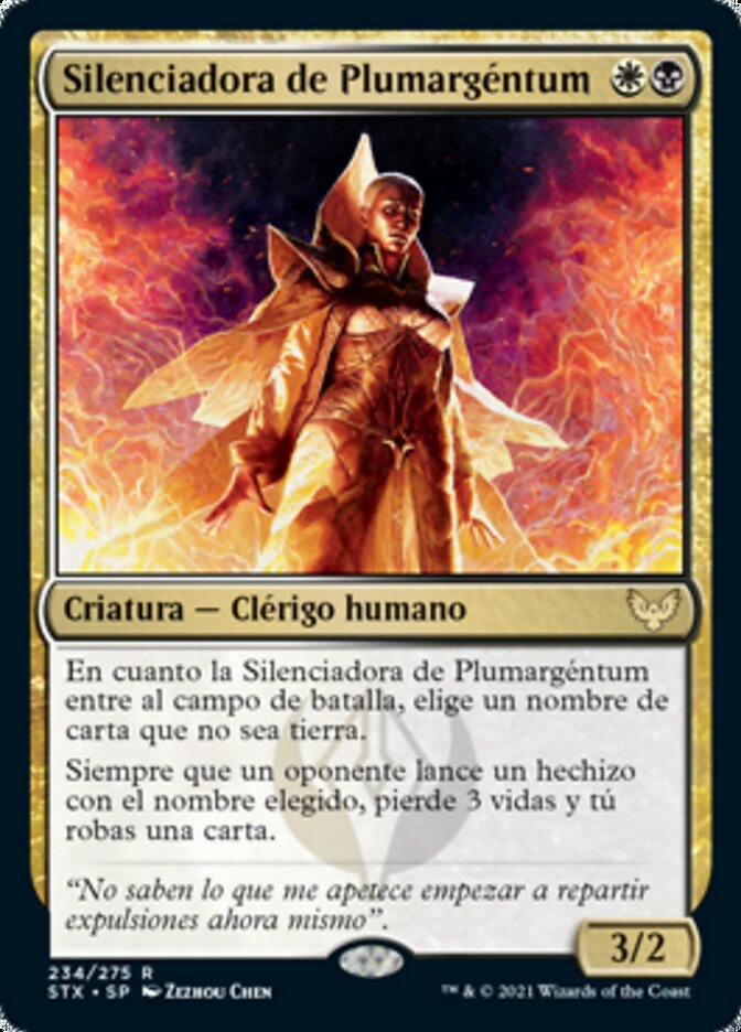 Silenciadora de Plumargéntum