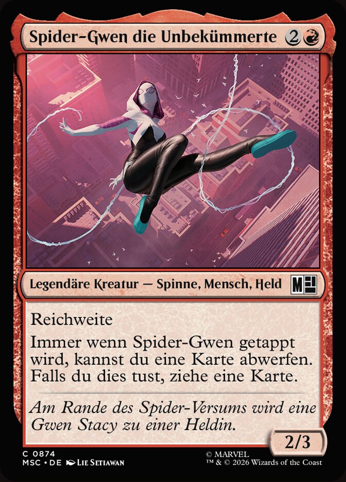 Spider-Gwen die Unbekümmerte